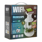 Nowoczesny mikroskop cyfrowy elektroniczny WiFi USB z ekranem LCD 200x 1000x w opakowaniu, doskonały do edukacji STEM i eksploracji mikroświata.
