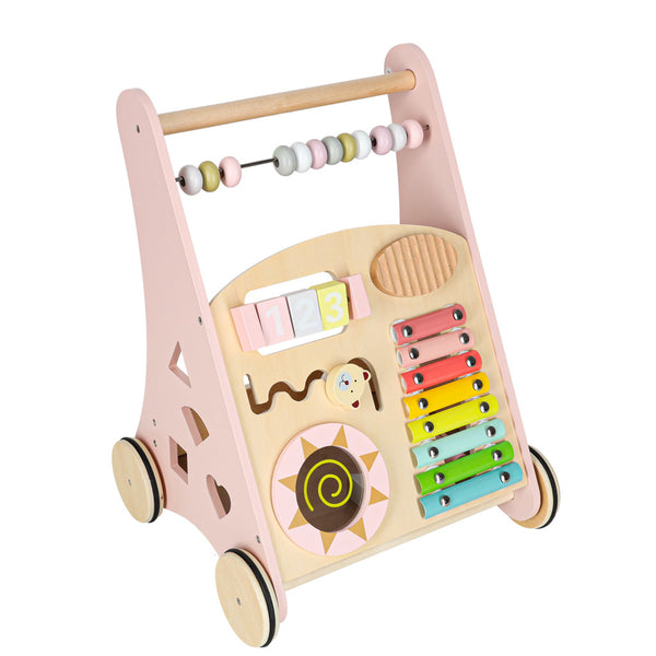 Wooden walker - pink