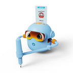 Interactive Educational Drawing Robot with Flashcards and Markers – Blue