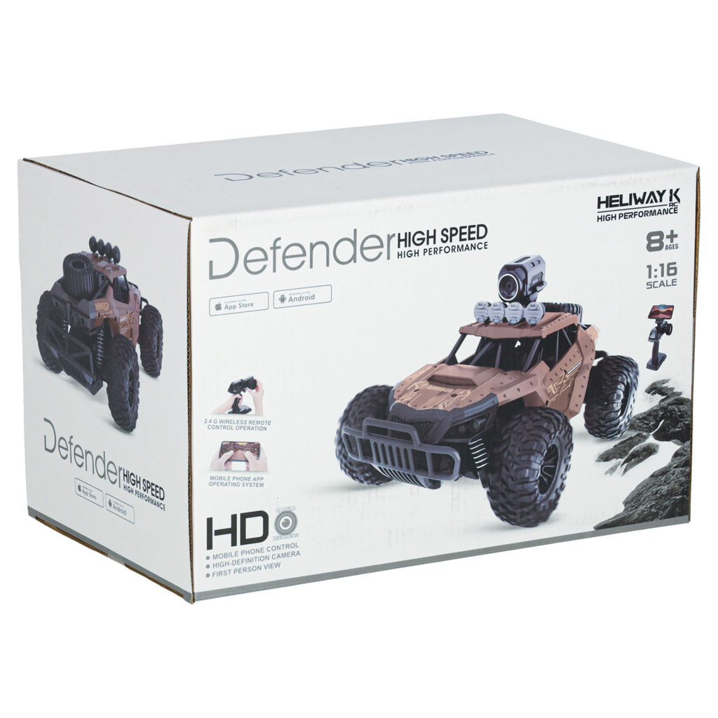 Samochód zdalnie sterowany Drift terenowy 20 km/h brązowy