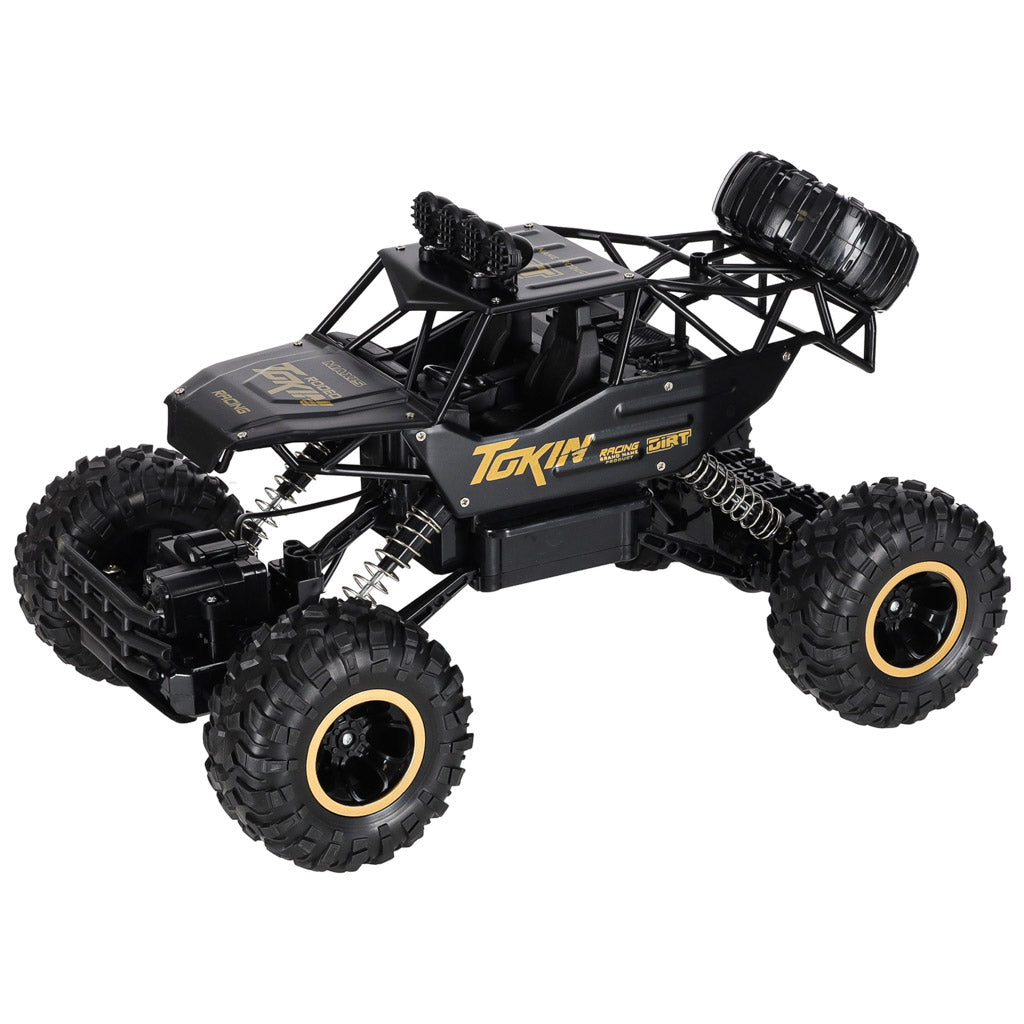 Samochód zdalnie sterowany na pilota RC Rock Crawler 1:12 4WD METAL czarny