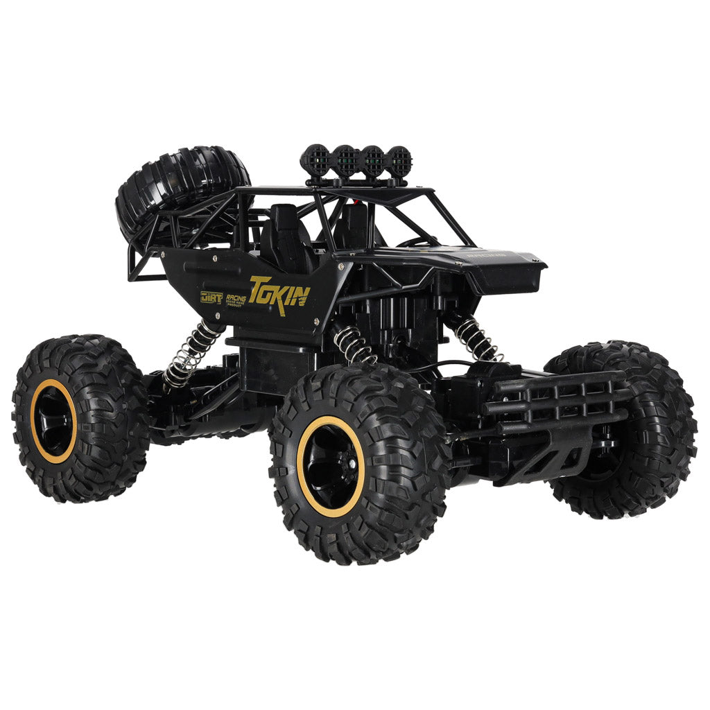 Samochód zdalnie sterowany na pilota RC Rock Crawler 1:12 4WD METAL czarny