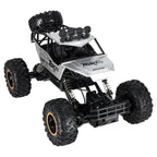 Samochód zdalnie sterowany na pilota RC Rock Crawler 1:12 4WD METAL srebrny