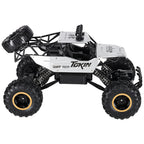 Samochód zdalnie sterowany na pilota RC Rock Crawler 1:12 4WD METAL srebrny