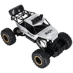 Samochód zdalnie sterowany na pilota RC Rock Crawler 1:12 4WD METAL srebrny