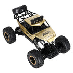 Samochód zdalnie sterowany na pilota RC Rock Crawler 1:12 4WD METAL złoty