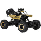 Samochód zdalnie sterowany na pilota RC Rock Crawler 1:12 4WD METAL złoty
