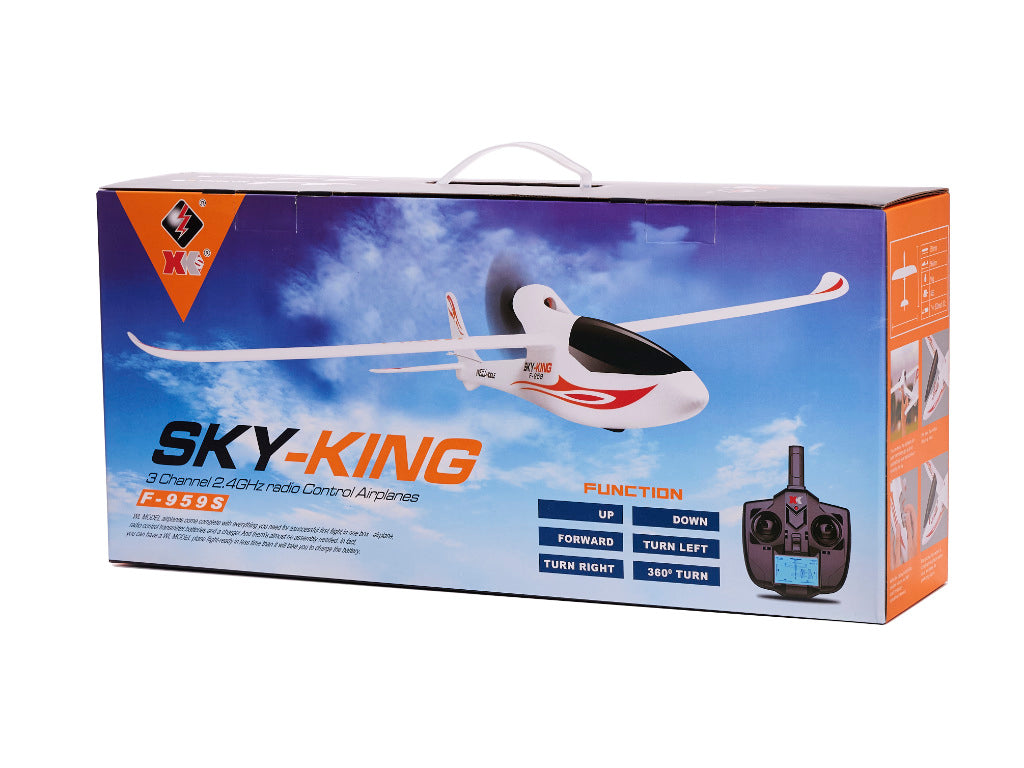 Samolot zdalnie sterowany na pilota RC WLtoys Sky King F959S 2,4GHz