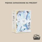 Drewniane ryby w skrzynce, pięknie zapakowane na prezent. Idealna ekologiczna zabawka do zabawy w sklep lub stragan.