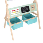 Tablica magnetyczna kredowa dwustronna LULILO Kredo kredy markery magnesy kosze