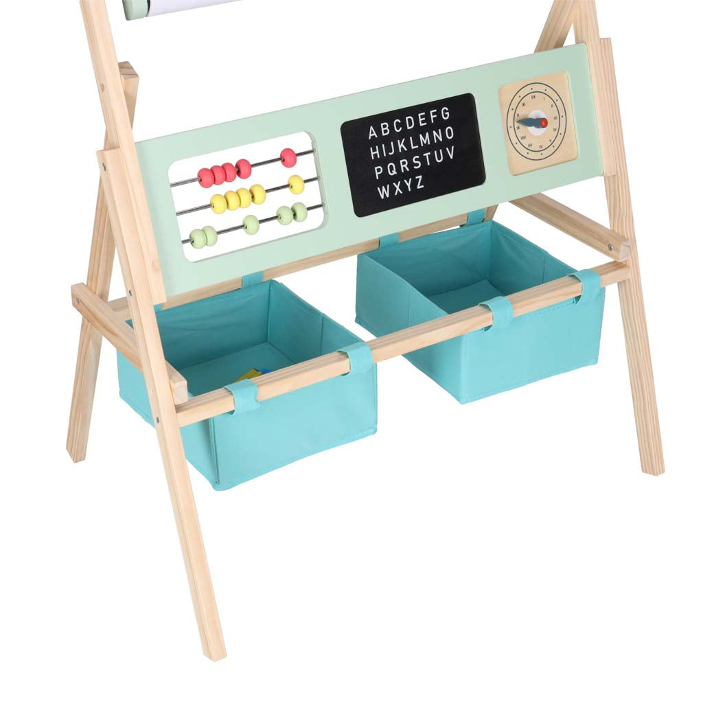 Tablica magnetyczna kredowa dwustronna LULILO Kredo kredy markery magnesy kosze