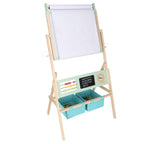 Tablica magnetyczna kredowa dwustronna LULILO Kredo kredy markery magnesy kosze