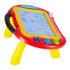 Tablica magnetyczna edukacyjna znikopis stolik do rysowania stempelki