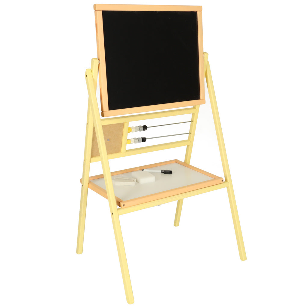 Tablica magnetyczna kredowa drewniana liczydło literki 30x56x90cm