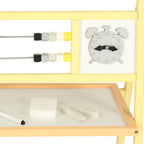 Tablica magnetyczna kredowa drewniana liczydło literki 30x56x90cm