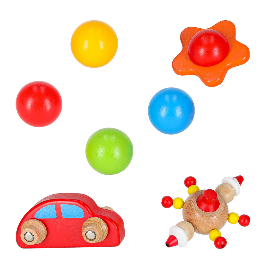 Tor kulkowy drewniany kulodrom montessori XXL