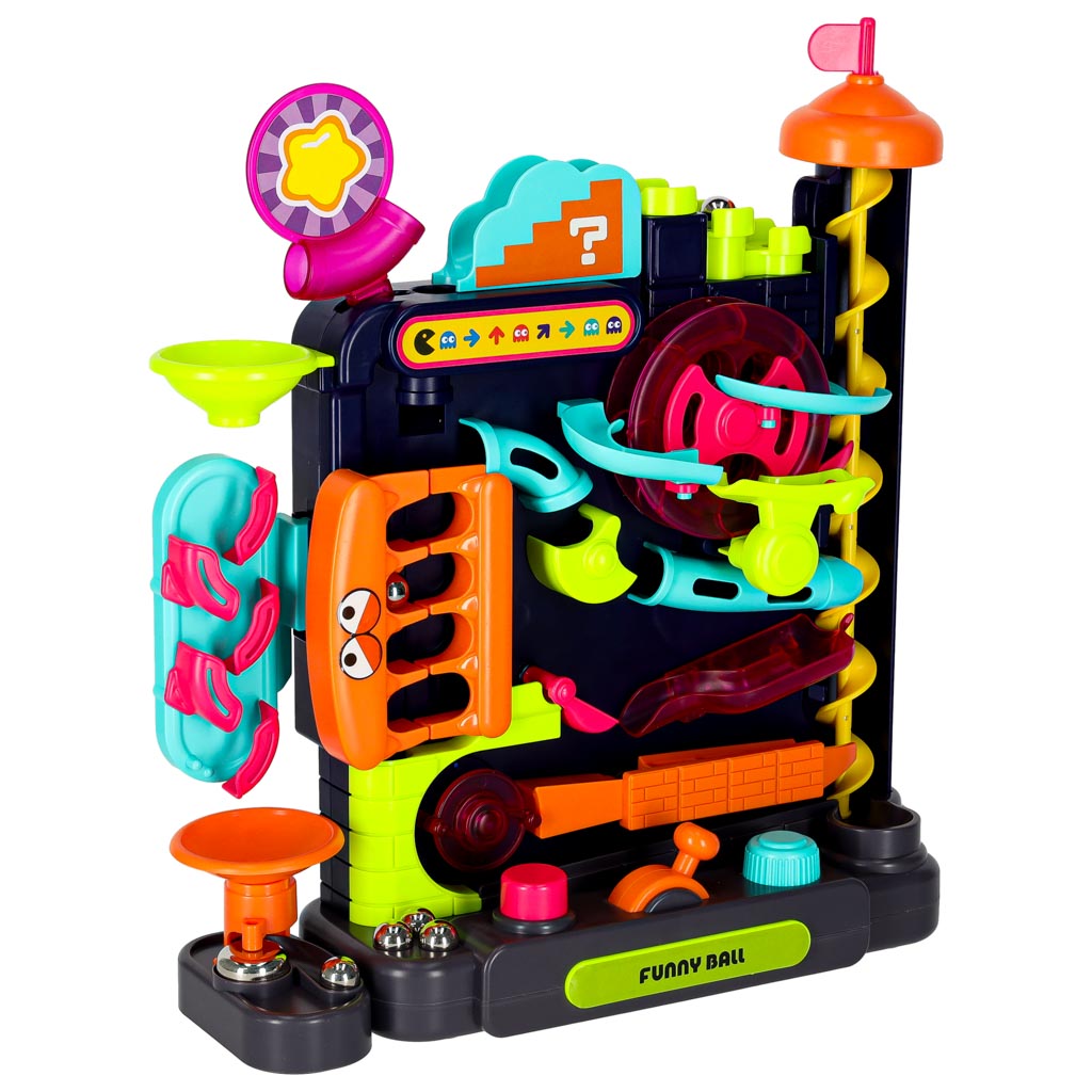Gra zręcznościowa tor kulkowy z przeszkodami dla kulek