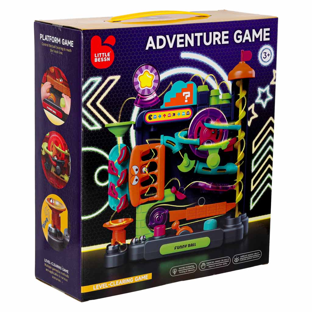 Gra zręcznościowa tor kulkowy z przeszkodami dla kulek