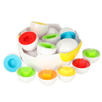 Układanka edukacyjna sorter dopasuj kształty jajka 12 szt. kura