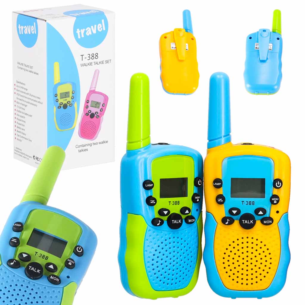 Walkie talkie krótkofalówka dla dzieci zestaw 2 sztuki