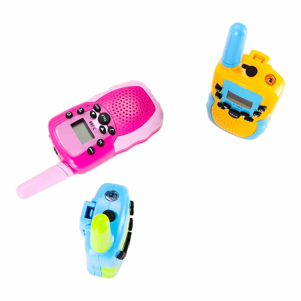 Walkie talkie krótkofalówka dla dzieci zestaw 3 sztuki