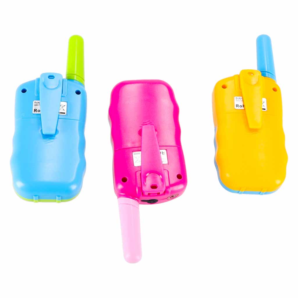 Walkie talkie krótkofalówka dla dzieci zestaw 3 sztuki