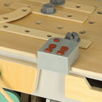 Warsztat drewniany LULILO Fikso zestaw małego majsterkowicza z narzędziami piła wkrętarka dźwięki 86cm