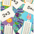 Zabawka edukacyjna tabliczka mnożenia drewniana kolorowe kółeczka