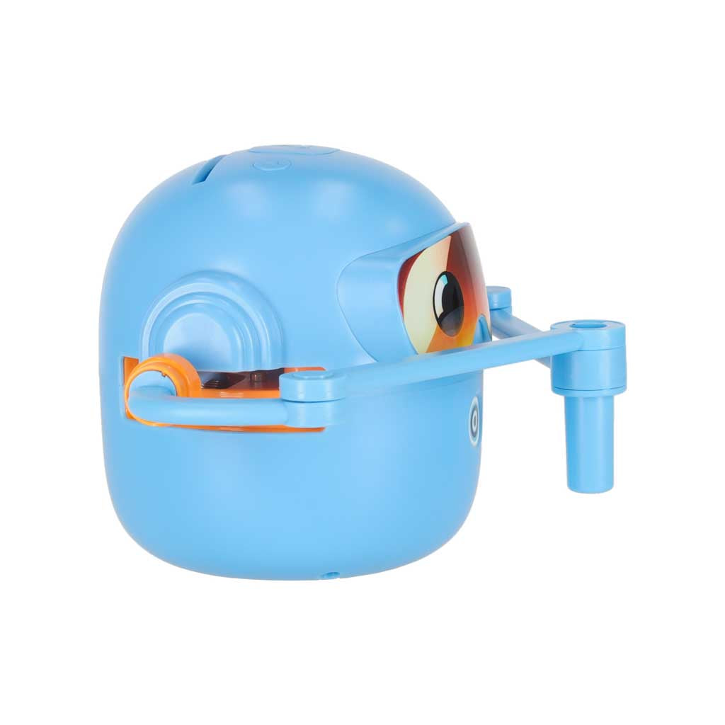 Interactive Educational Drawing Robot with Flashcards and Markers – Blue