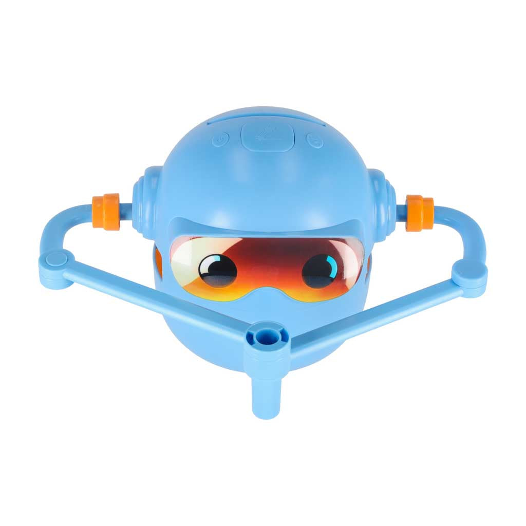 Interactive Educational Drawing Robot with Flashcards and Markers – Blue