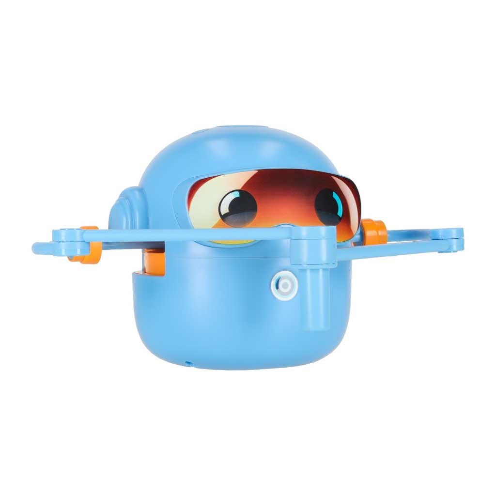 Interactive Educational Drawing Robot with Flashcards and Markers – Blue