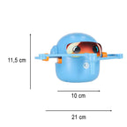 Interactive Educational Drawing Robot with Flashcards and Markers – Blue