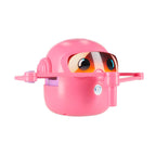 Zabawka interaktywna edukacyjna robot nauka rysowania fiszki mazaki różowy