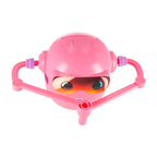 Zabawka interaktywna edukacyjna robot nauka rysowania fiszki mazaki różowy