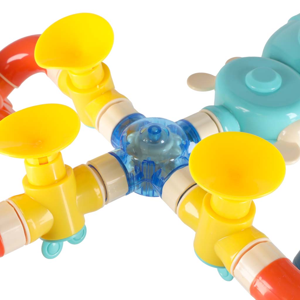 Zabawka kranik do kąpieli wanny prysznic wodospad dla dzieci fontanna przelewowa zwierzęta morskie