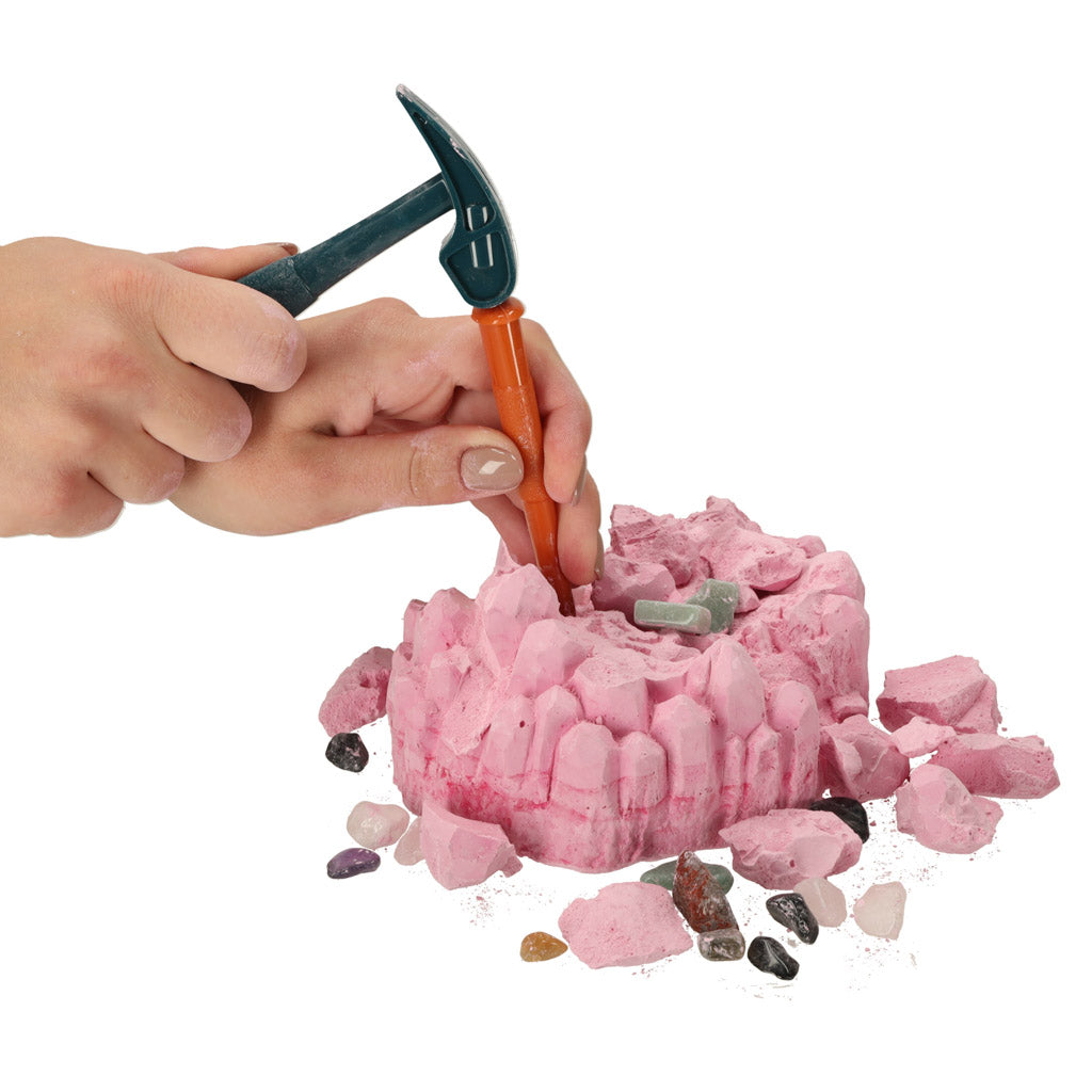 Mały archeolog zestaw naukowy kopalnia kryształów brylantów wykopaliska kryształy 9el.