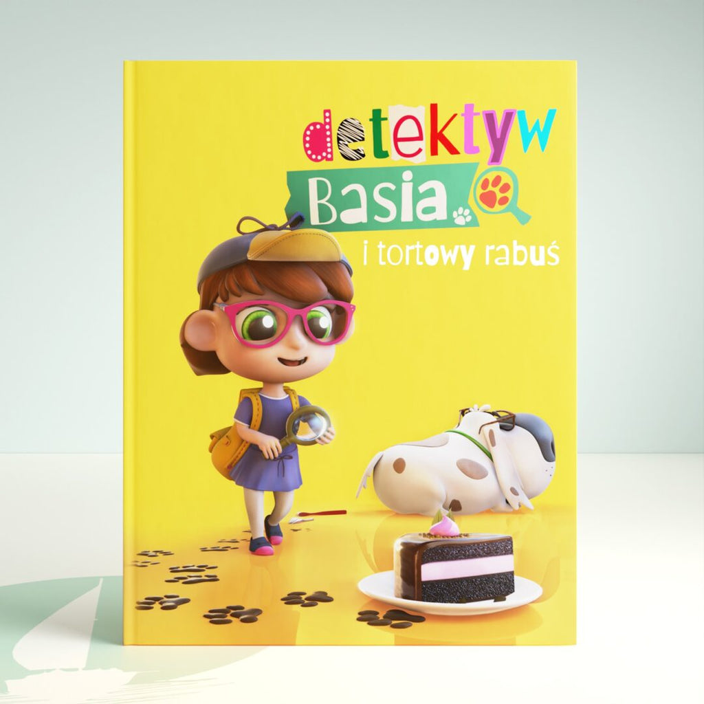 Pełny zestaw Detektyw Basia – okładka książki Detektyw Basia i tortowy rabuś.