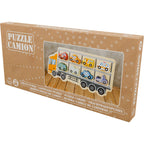 Puzzle laweta w kartonowym pudełku Puzzle Camion z okienkiem
