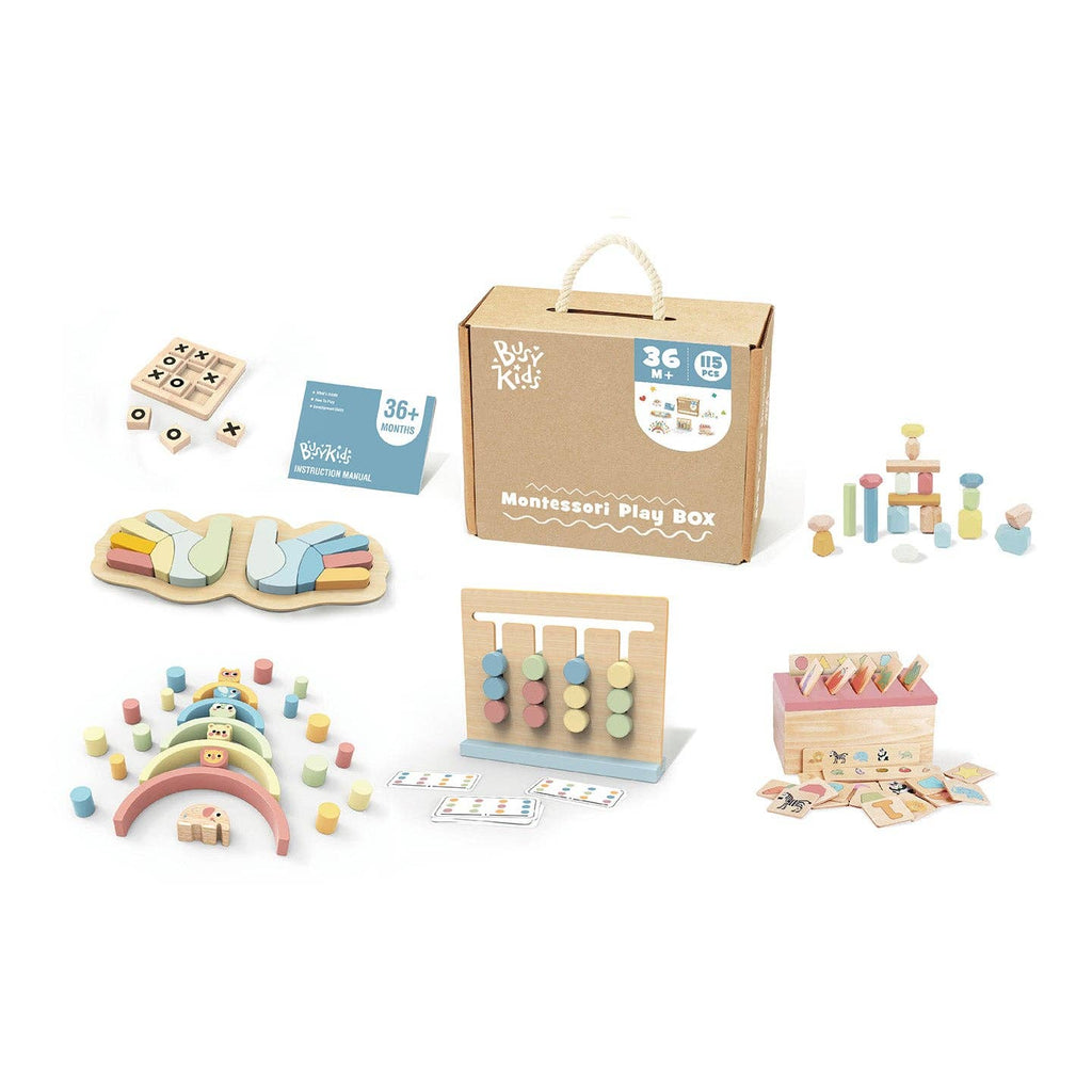 BusyKids Montessori Zestaw do Zabawy 36 mies.+