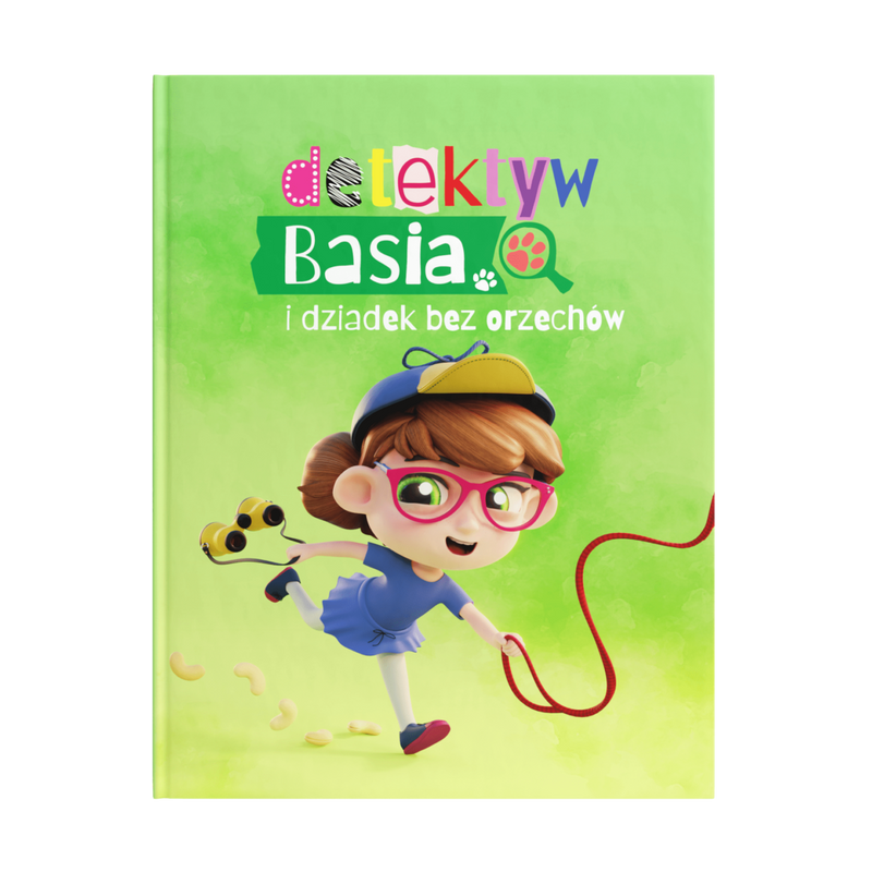 Cover of the book “Detektyw Basia i dziadek bez orzechów” (Detective Basia and Grandad Without Nuts)