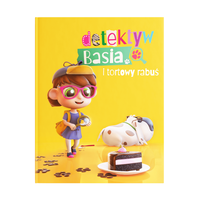 Cover of the book “Detektyw Basia i tortowy rabuś” (Detective Basia and the Cake Thief)