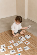 Karty pracy ZWIERZĘTA po angielsku 10 x 10 cm 78 sztuk