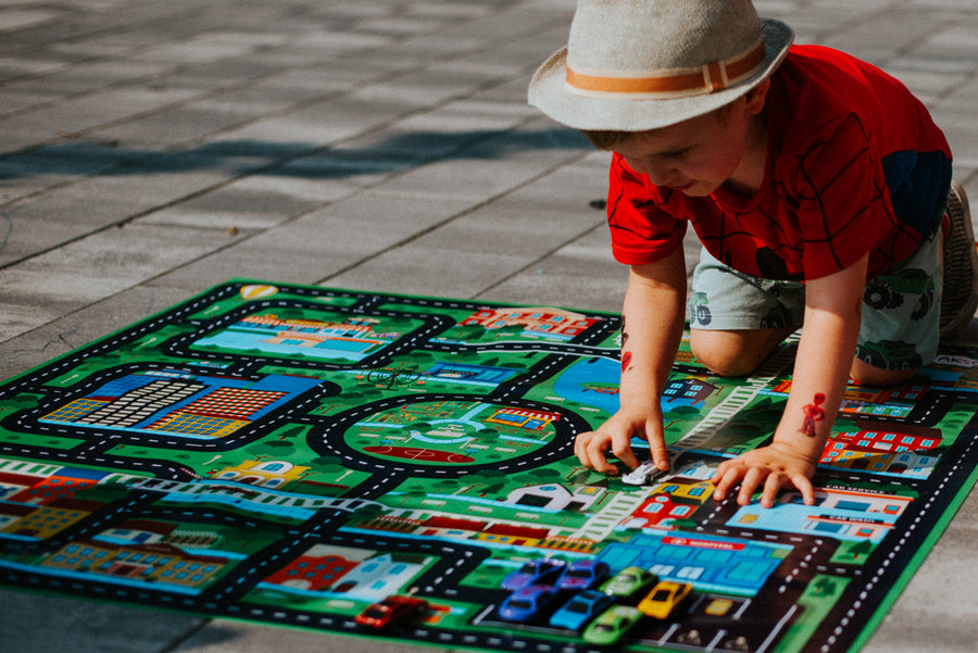 Mata Animacyjna MIASTO 100 cm