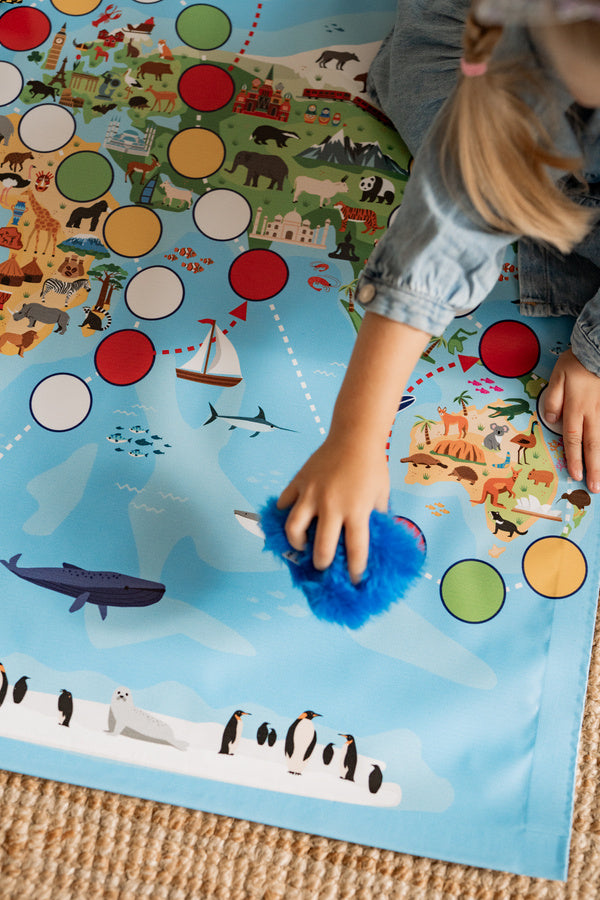 Mata Gra planszowa PODRÓŻ DOOKOŁA ŚWIATA XXL