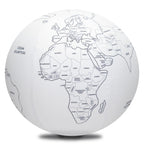 Piłka Balonowa Globus Państwa Świata do kolorowania PL