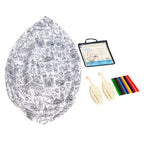 Piłka Balonowa do kolorowania XXL Akson seria miasta: POZNAŃ