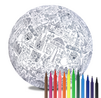 Piłka Balonowa do kolorowania XXL Akson seria miasta: WROCŁAW