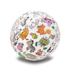 Piłka Balonowa do kolorowania ZWIERZĄTKA 30 cm