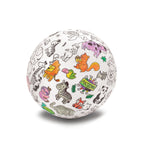 Piłka Balonowa do kolorowania ZWIERZĄTKA 30 cm