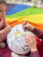 Piłka Balonowa do kolorowania ZWIERZĄTKA 30 cm